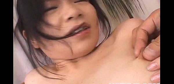  Chiharu Sakura has clit rubbed in frigging